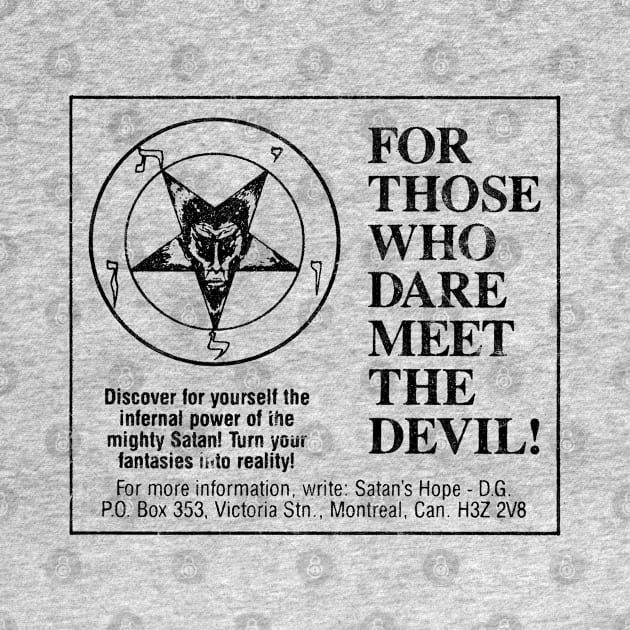 For Those Who Dare To Meet The Devil! by CultOfRomance